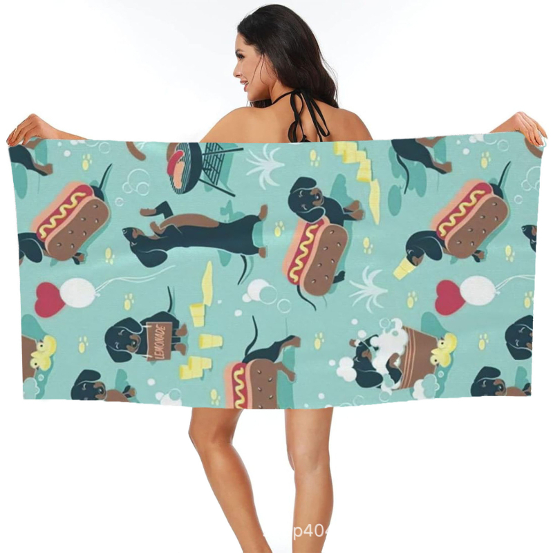 Koera rannarätik, vannirätik, hulgimüük, mikrokiust digitaaltrükk, kaasaskantav, kiiresti kuivav, imav, Amazon Hiptone Cross