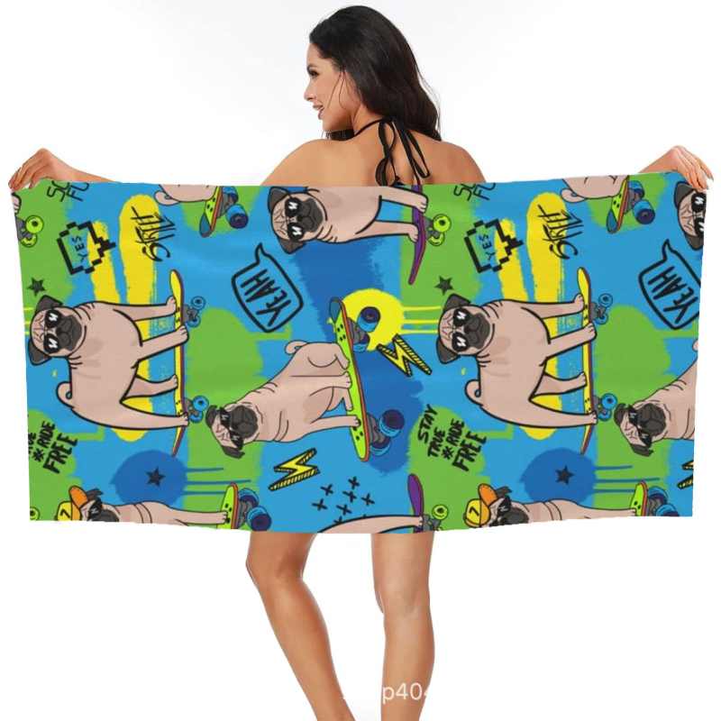 Koera rannarätik, vannirätik, hulgimüük, mikrokiust digitaaltrükk, kaasaskantav, kiiresti kuivav, imav, Amazon Hiptone Cross