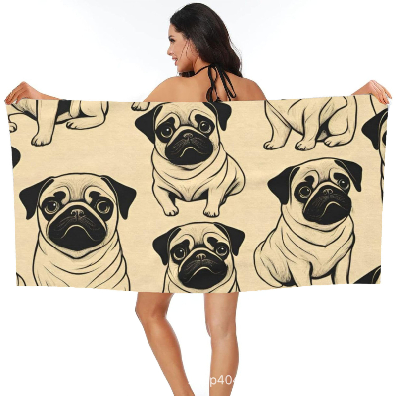 Koera rannarätik, vannirätik, hulgimüük, mikrokiust digitaaltrükk, kaasaskantav, kiiresti kuivav, imav, Amazon Hiptone Cross