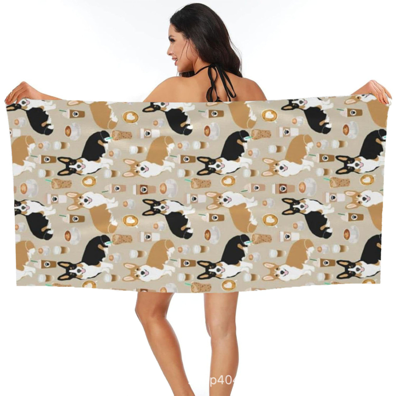 Koera rannarätik, vannirätik, hulgimüük, mikrokiust digitaaltrükk, kaasaskantav, kiiresti kuivav, imav, Amazon Hiptone Cross