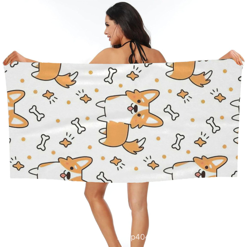 Koera rannarätik, vannirätik, hulgimüük, mikrokiust digitaaltrükk, kaasaskantav, kiiresti kuivav, imav, Amazon Hiptone Cross