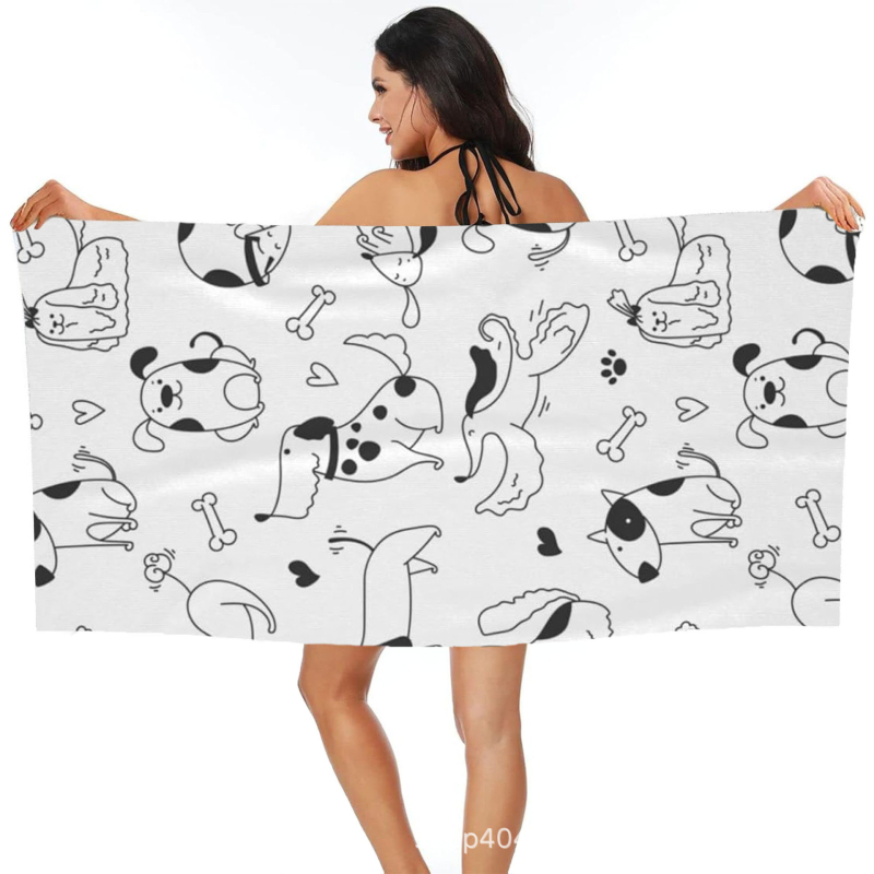 Koera rannarätik, vannirätik, hulgimüük, mikrokiust digitaaltrükk, kaasaskantav, kiiresti kuivav, imav, Amazon Hiptone Cross