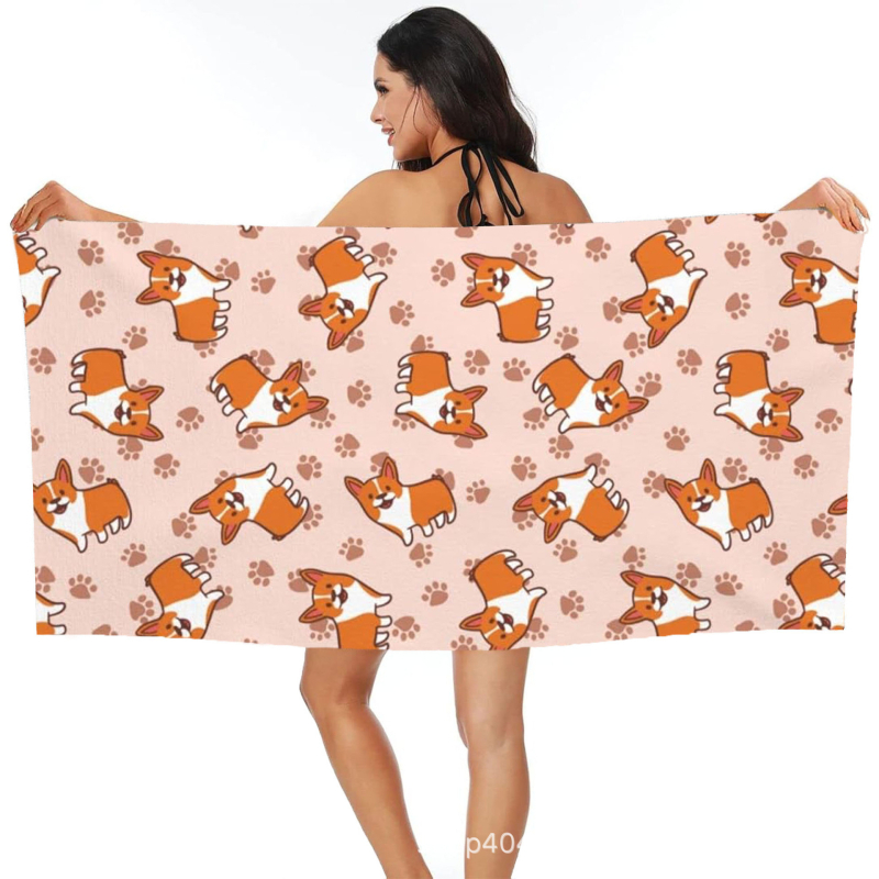 Koera rannarätik, vannirätik, hulgimüük, mikrokiust digitaaltrükk, kaasaskantav, kiiresti kuivav, imav, Amazon Hiptone Cross