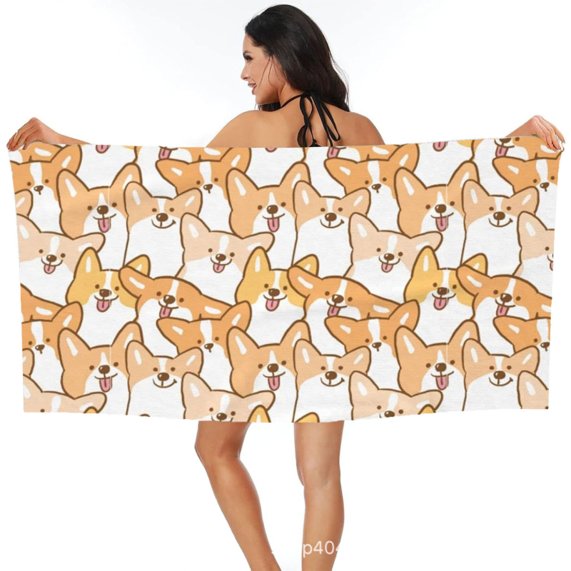 Koera rannarätik, vannirätik, hulgimüük, mikrokiust digitaaltrükk, kaasaskantav, kiiresti kuivav, imav, Amazon Hiptone Cross