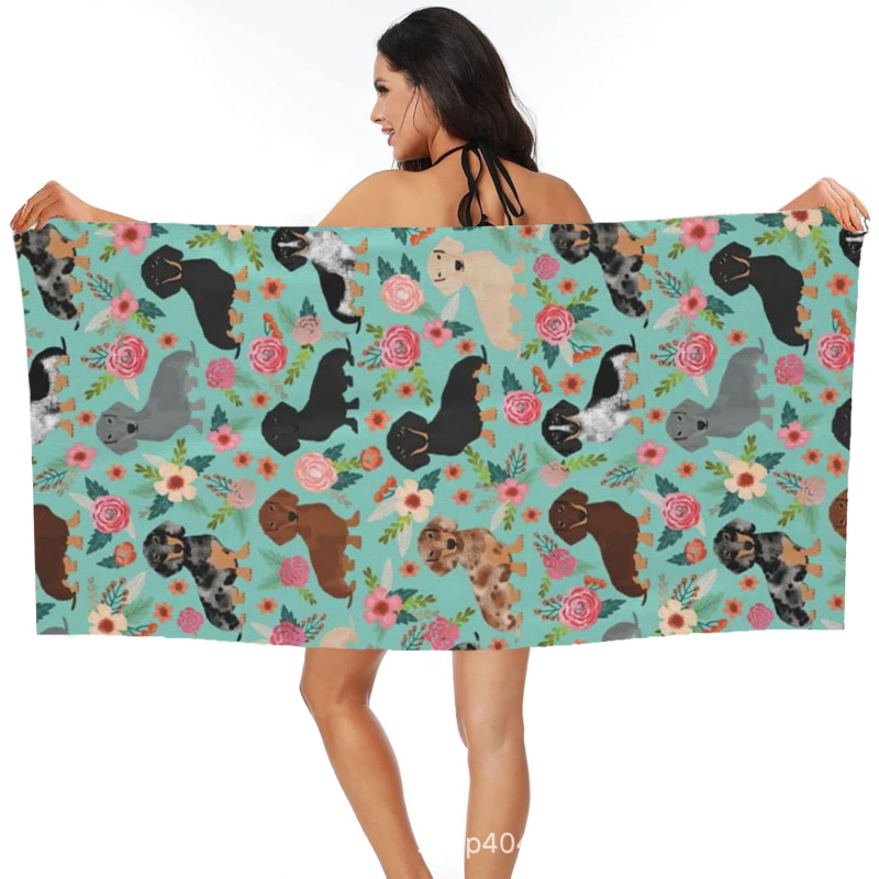 Koera rannarätik, vannirätik, hulgimüük, mikrokiust digitaaltrükk, kaasaskantav, kiiresti kuivav, imav, Amazon Hiptone Cross