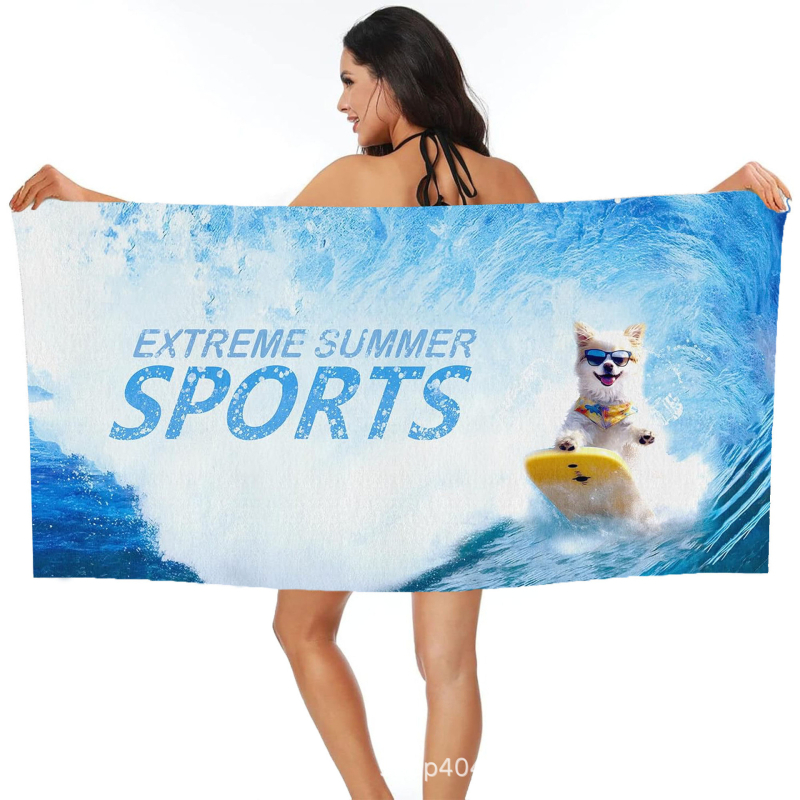 Koera rannarätik, vannirätik, hulgimüük, mikrokiust digitaaltrükk, kaasaskantav, kiiresti kuivav, imav, Amazon Hiptone Cross