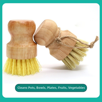 Koka birste, mazgāšanas panna, daudzfunkcionāla virtuvei, koka tīrīšanas birste, eļļas katlu birste, plīts birste, trauku bļodu birste, virtuves instrumenti
