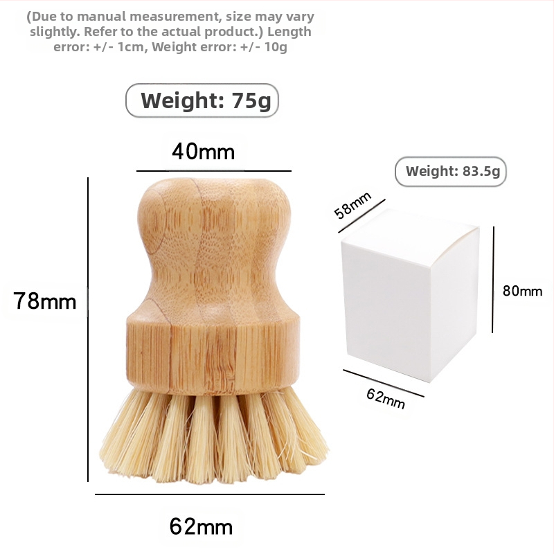 Koka birste, mazgāšanas panna, daudzfunkcionāla virtuvei, koka tīrīšanas birste, eļļas katlu birste, plīts birste, trauku bļodu birste, virtuves instrumenti