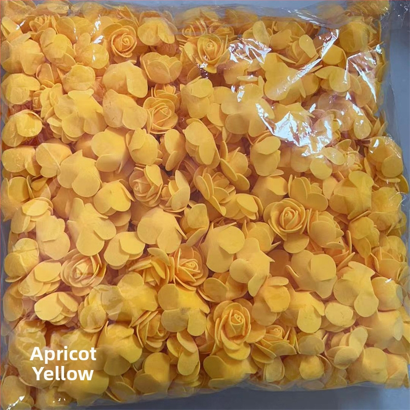 Rožės galvutės imitacija 3,5 netikra gėlės galvutė PE putplasčio gėlės galvutė Rožės gėlės imitacija Amžina gėlė Rožės meškiuko