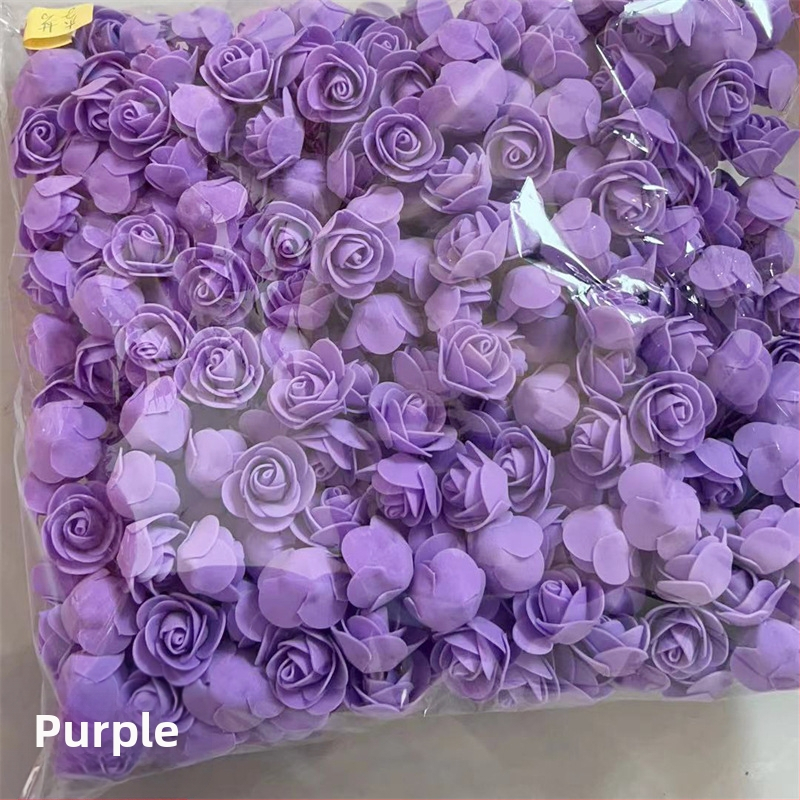 Rožės galvutės imitacija 3,5 netikra gėlės galvutė PE putplasčio gėlės galvutė Rožės gėlės imitacija Amžina gėlė Rožės meškiuko