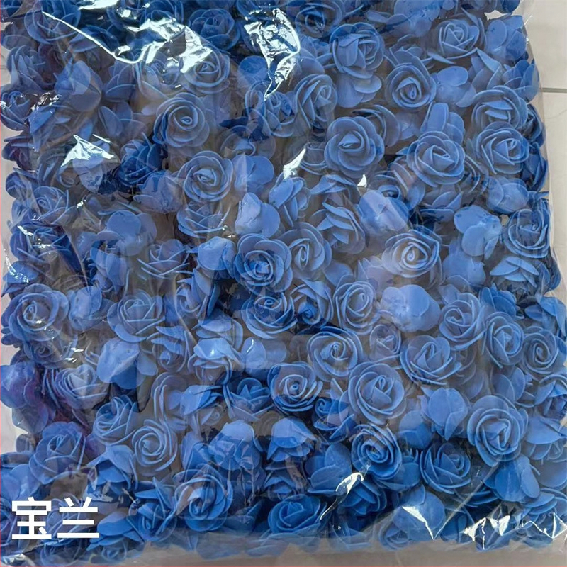 Rožės galvutės imitacija 3,5 netikra gėlės galvutė PE putplasčio gėlės galvutė Rožės gėlės imitacija Amžina gėlė Rožės meškiuko