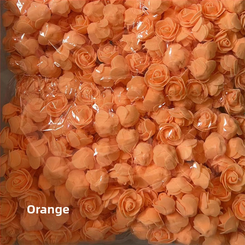 Rožės galvutės imitacija 3,5 netikra gėlės galvutė PE putplasčio gėlės galvutė Rožės gėlės imitacija Amžina gėlė Rožės meškiuko