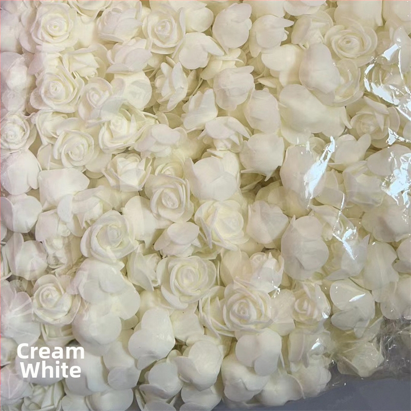 Rožės galvutės imitacija 3,5 netikra gėlės galvutė PE putplasčio gėlės galvutė Rožės gėlės imitacija Amžina gėlė Rožės meškiuko