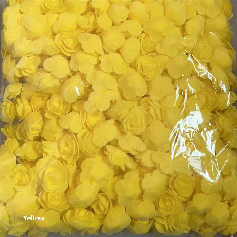 Rožės galvutės imitacija 3,5 netikra gėlės galvutė PE putplasčio gėlės galvutė Rožės gėlės imitacija Amžina gėlė Rožės meškiuko