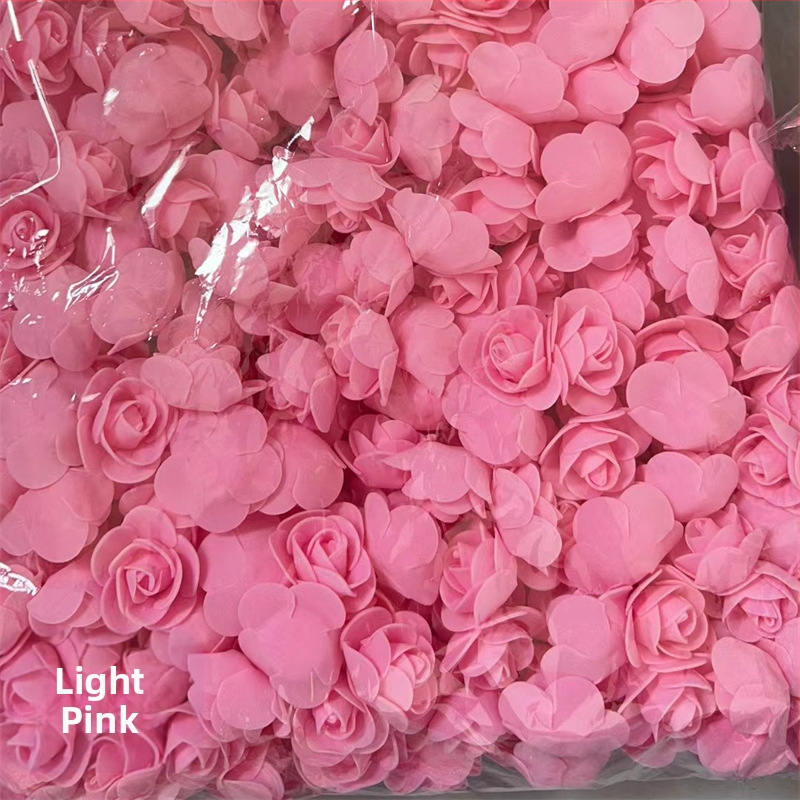 Rožės galvutės imitacija 3,5 netikra gėlės galvutė PE putplasčio gėlės galvutė Rožės gėlės imitacija Amžina gėlė Rožės meškiuko