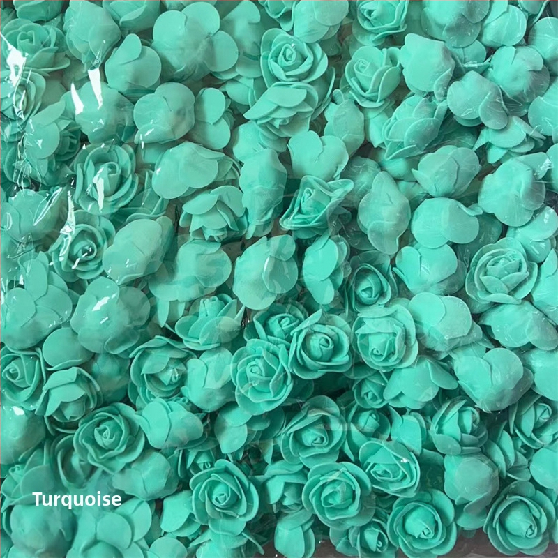 Rožės galvutės imitacija 3,5 netikra gėlės galvutė PE putplasčio gėlės galvutė Rožės gėlės imitacija Amžina gėlė Rožės meškiuko