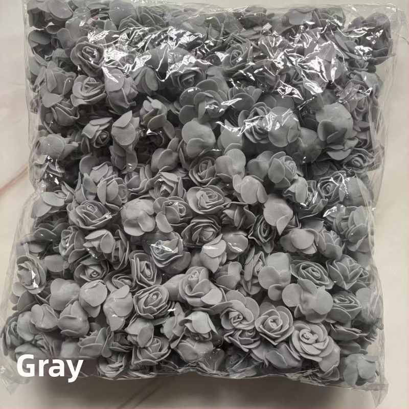 Rožės galvutės imitacija 3,5 netikra gėlės galvutė PE putplasčio gėlės galvutė Rožės gėlės imitacija Amžina gėlė Rožės meškiuko