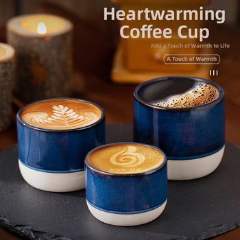 Lähis-Ida kivist espressotass, värviline keraamiline kung fu tass, meisterteekruus FCM-tuvastusega, saab saata nimel