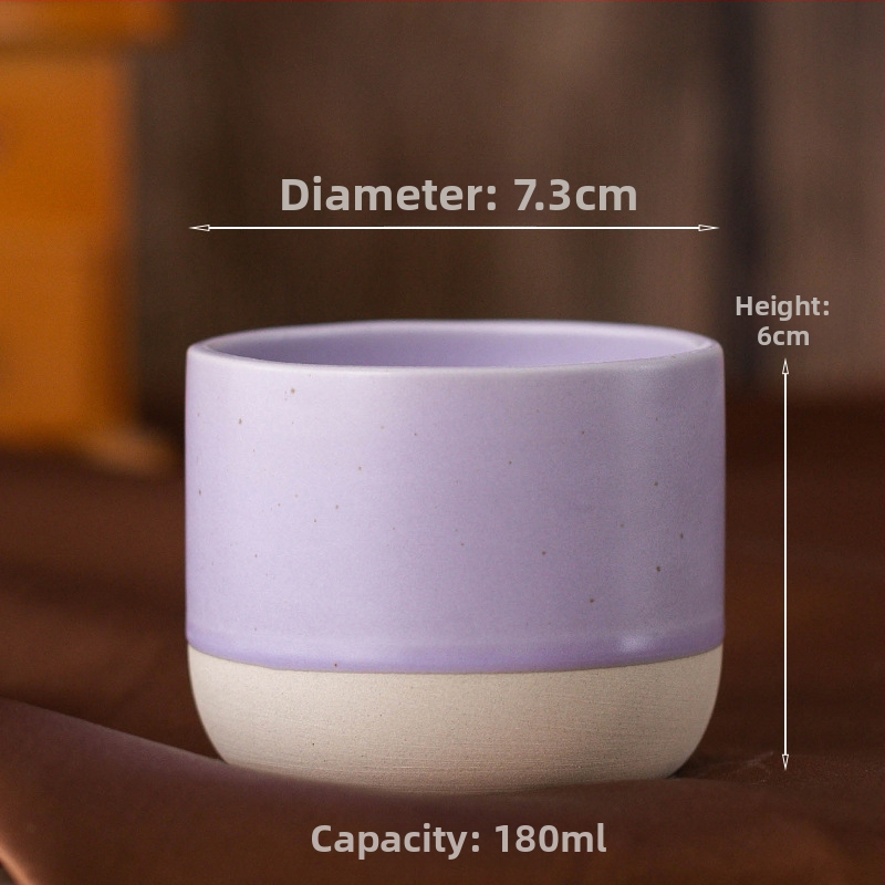 Lähis-Ida kivist espressotass, värviline keraamiline kung fu tass, meisterteekruus FCM-tuvastusega, saab saata nimel