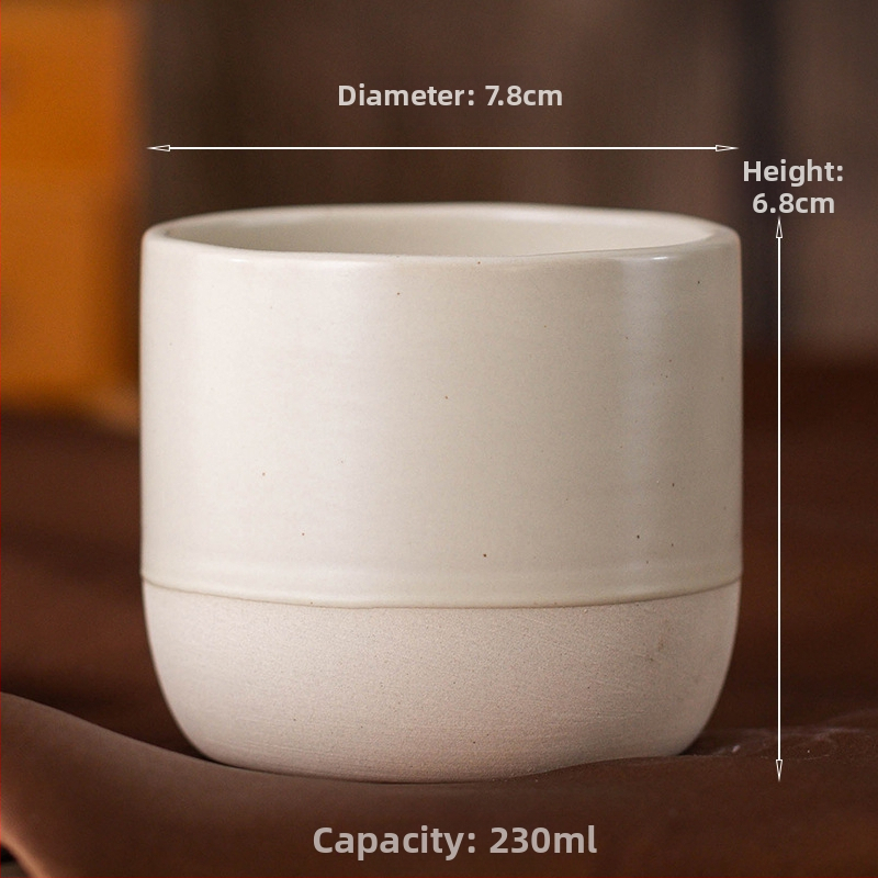 Lähis-Ida kivist espressotass, värviline keraamiline kung fu tass, meisterteekruus FCM-tuvastusega, saab saata nimel