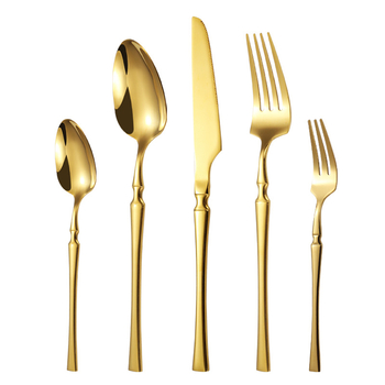 Tarpvalstybinis tiekimas nerūdijančio plieno peilis, šakutė ir šaukštas, 30 dalių mažas juosmens stalo įrankių rinkinys kepsniui ir šakutei