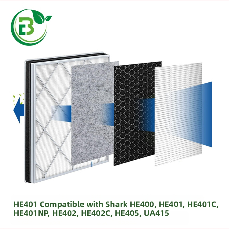 Подходящ за филтърен елемент за пречиствател на въздух Sharkhe400He401, филтърна мрежа He402He405 за дългосрочна филтрация