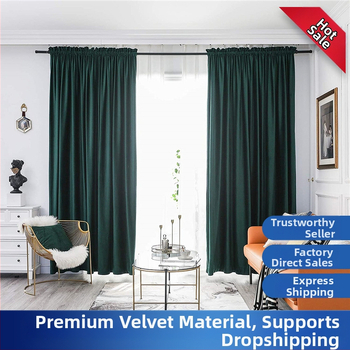 Tehase otsetarnimine Piiriülene e-kaubandus Amazon Lihtne ühevärviline varjutus Sametkardin Elutoa Magamistoa Rõdu