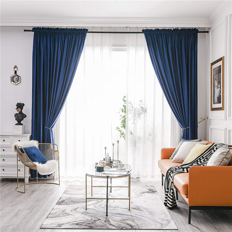 Tehase otsetarnimine Piiriülene e-kaubandus Amazon Lihtne ühevärviline varjutus Sametkardin Elutoa Magamistoa Rõdu