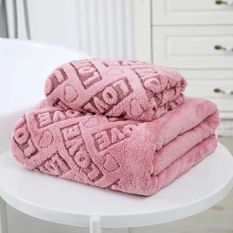 Koralų vilnos rankšluostis suaugusiems, ypač didelis, sutirštintas, vandenį sugeriantis, poros vonios įvyniojimai, užklotas, namų apyvokos reikmenų rinkinys, dovanų rankšluostis