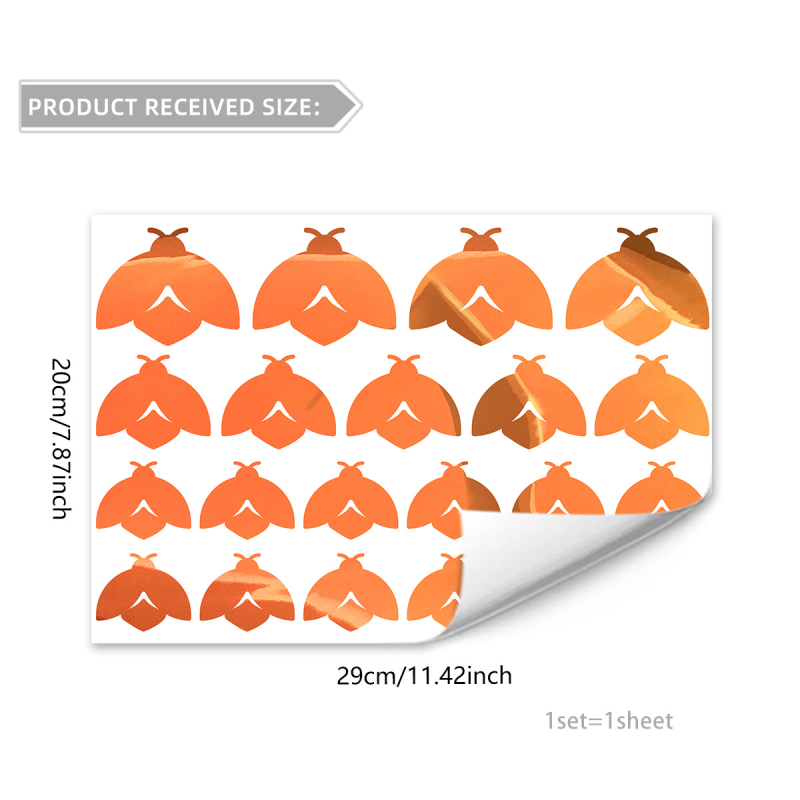 Įvairūs „pasidaryk pats“ spalvingi oranžiniai plaukų oranžiniai šviečiantys lipdukai miegamojo, svetainės, vaikų kambario fono dekoravimui, lipnūs sienų lipdukai
