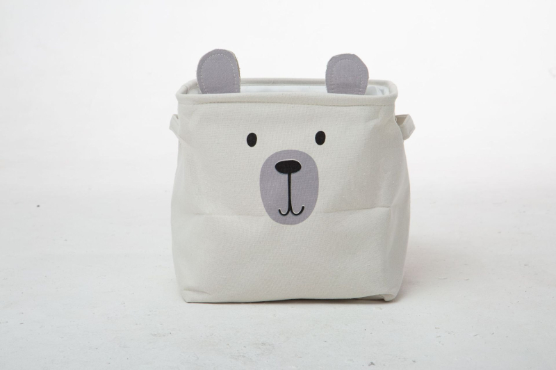 Slatka kanta za pohranu u stilu ins, košara za pohranu igračaka iz crtića