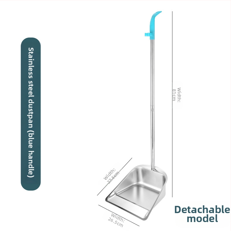 Naujas nerūdijančio plieno šiukšliadėžės sutirštintas šiukšlių kibiras buitinis lauko valymo kibiras šiukšlių kastuvas kelių valymo įrankis kibiras