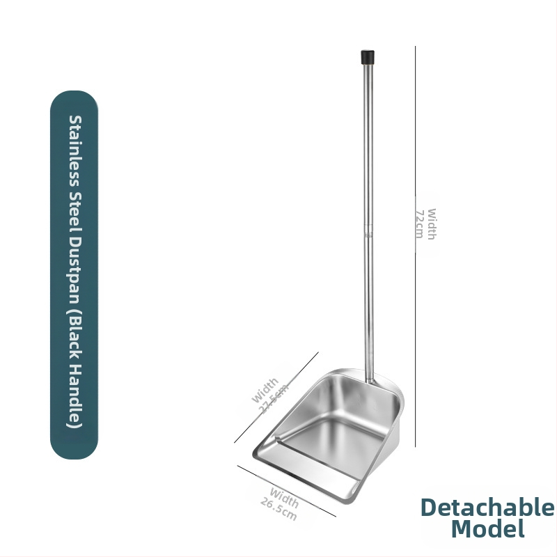 Naujas nerūdijančio plieno šiukšliadėžės sutirštintas šiukšlių kibiras buitinis lauko valymo kibiras šiukšlių kastuvas kelių valymo įrankis kibiras