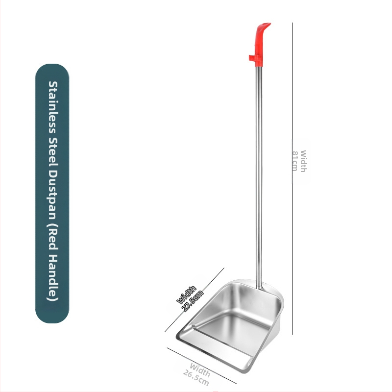 Naujas nerūdijančio plieno šiukšliadėžės sutirštintas šiukšlių kibiras buitinis lauko valymo kibiras šiukšlių kastuvas kelių valymo įrankis kibiras