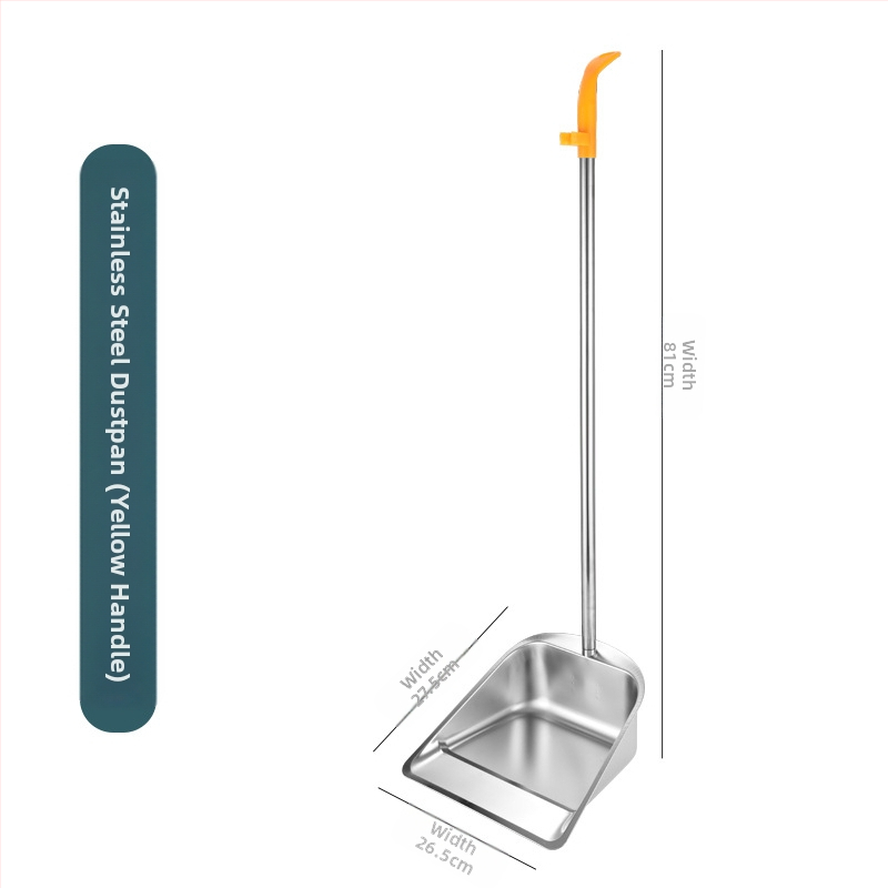 Naujas nerūdijančio plieno šiukšliadėžės sutirštintas šiukšlių kibiras buitinis lauko valymo kibiras šiukšlių kastuvas kelių valymo įrankis kibiras