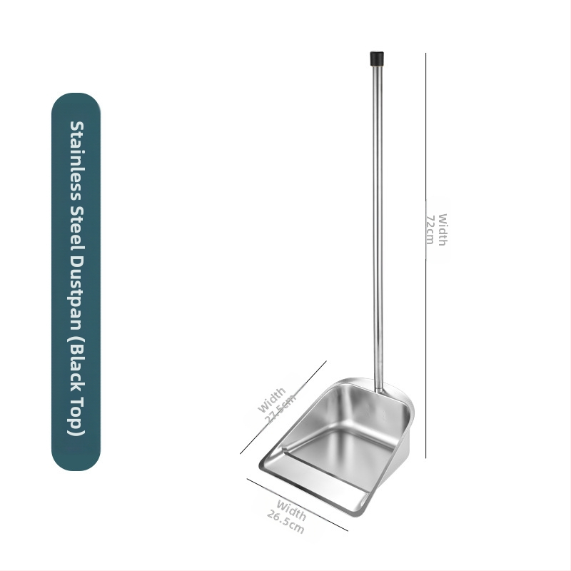 Naujas nerūdijančio plieno šiukšliadėžės sutirštintas šiukšlių kibiras buitinis lauko valymo kibiras šiukšlių kastuvas kelių valymo įrankis kibiras