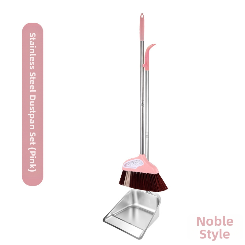 Naujas nerūdijančio plieno šiukšliadėžės sutirštintas šiukšlių kibiras buitinis lauko valymo kibiras šiukšlių kastuvas kelių valymo įrankis kibiras