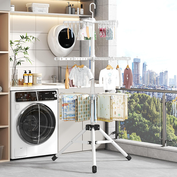 Beebikuivatusrest, põrandatüüpi kokkupandav, beebi spetsiaalne multifunktsionaalne kuivatusrest, mähkmekuivatusrest, rõdukuivatusrest