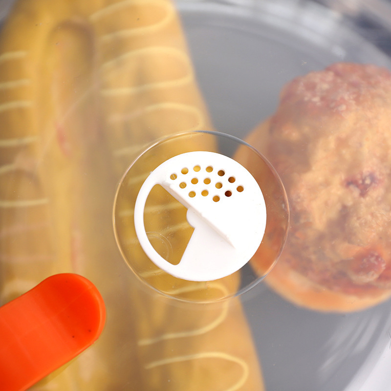 Mikrolaineahju õlikindel kate käepidemega, pritsmekindel ja kõrge temperatuurikindel toidukvaliteediga värske kate, spetsiaalne läbipaistev kuuma nõude kate kütmiseks