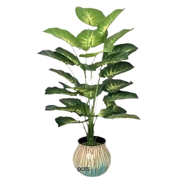 Tarpvalstybiniai 12-18-24 lapų žali augalai, vazoniniai dirbtiniai medžiai, kraštovaizdžio dirbtiniai medžiai, dideli dirbtiniai žalieji augalai