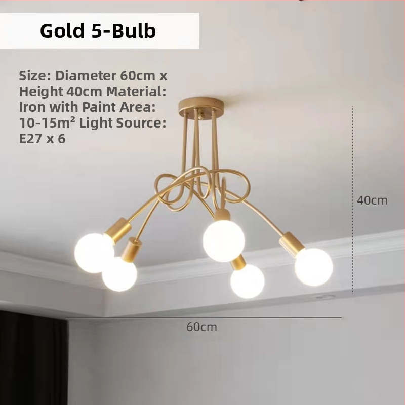 Moodne Skandinaavia Lihtne Loominguline Soe Internet Kuulsus Populaarne Magamistuba Baar Vahekäik Elutuba Söögituba Uus Laelamp