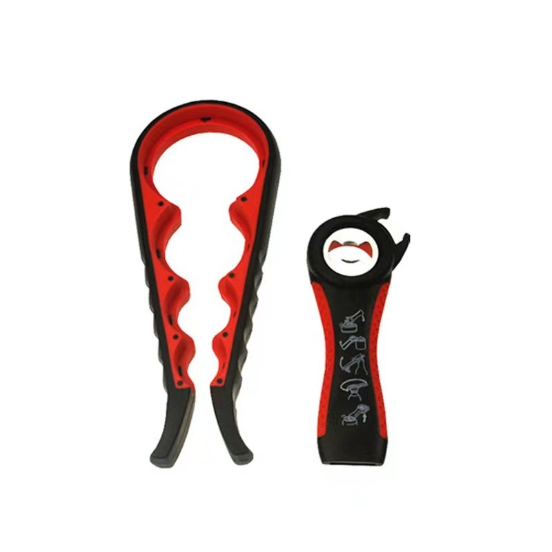 Фабричен комплект отварачки за бутилки „пет в едно“, отварачка за консерви „четири в едно“, неплъзгаща се, спестяваща труд въртяща се отварачка за консерви за бира и сода