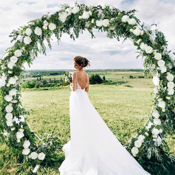 Pavasara simulācija balta roze rotangpalmas mākslīgais zaļais augs mākslīgais zieds āra kāzu arka mājas dekorēšana Amazon