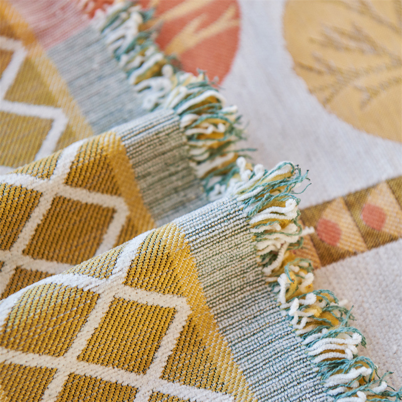 Цялостна кърпа за диван от шенил, пълно покритие, усъвършенстван калъф за одеяло за диван, плат за диван „Четири сезона“, универсален едноделен калъф за възглавница за диван