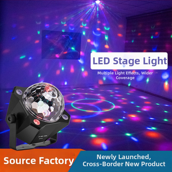 Uus LED-kaugjuhtimispuldiga maagiline pallivalgusti auto kodu atmosfääri lavavalgusti privaatruum ktv baar piiriülene lavavalgusti