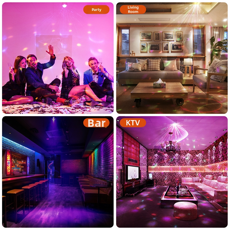 Nové LED diaľkové ovládanie magickej gule, svetlo do auta, domáca atmosféra, pódiové svetlo, súkromná izba, KTV bar, cezhraničné pódiové svetlo