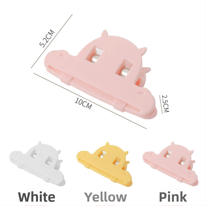 Запечатваща щипка за закуски на едро, чанта за кухня, храна, чай, мляко на прах, пластмаса, преносима, за съхранение, влагоустойчива, запечатваща щипка за храна