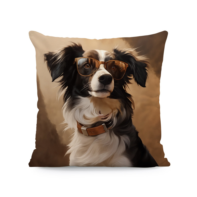 Παπαγάλος Rainforest Palm Leaf Σαλόνι Καναπές Διακοσμητικό Τετράγωνο Μαξιλαροθήκη Οκτώ Μαύρη Γάτα Αφηρημένη Αγελάδα Αλπακά Μαξιλάρι Κάλυμμα