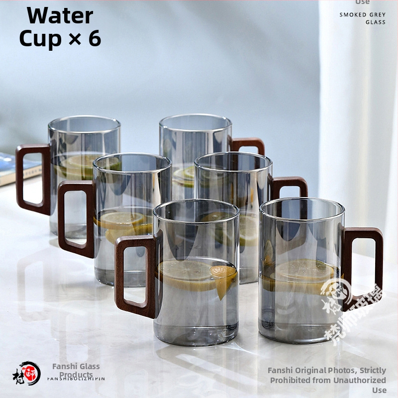 500ml suure mahutavusega tahmaklaasist majapidamis-, elutoa-, kõrge temperatuurikindel veekruus, kontori-, külalislahkuse- ja veekruus