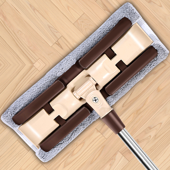 Dropshipping lame mopp pöörlev laisk majapidamismopp puitpõrandatele, kaheotstarbeline märg- ja kuivmopp riidest klambriga